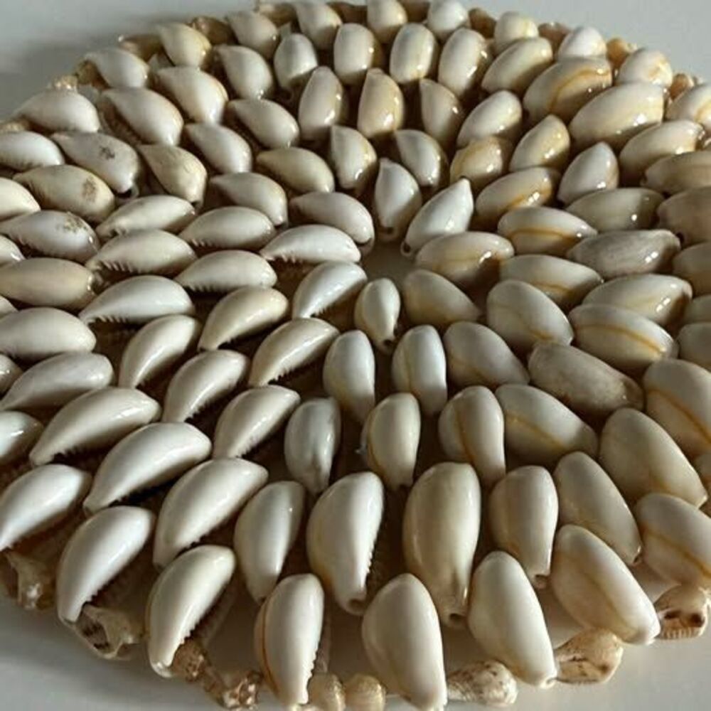 Vintage Cowrie Shell Trivet
